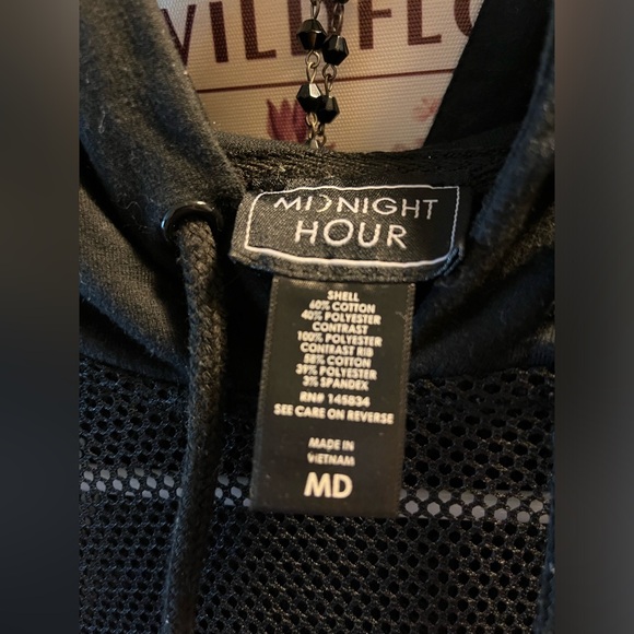 Midnight Hour Crop Hoodie - Picture 3 of 5